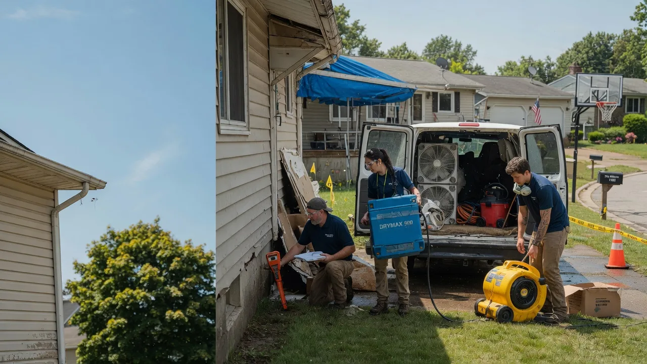 Ceiling Leak Cleanup in Morristown, OH near me